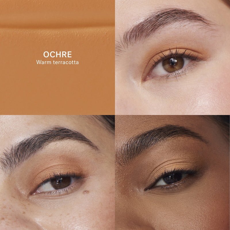 Ilia Liquid Powder Eye Tint - Matte Ochre Comparison