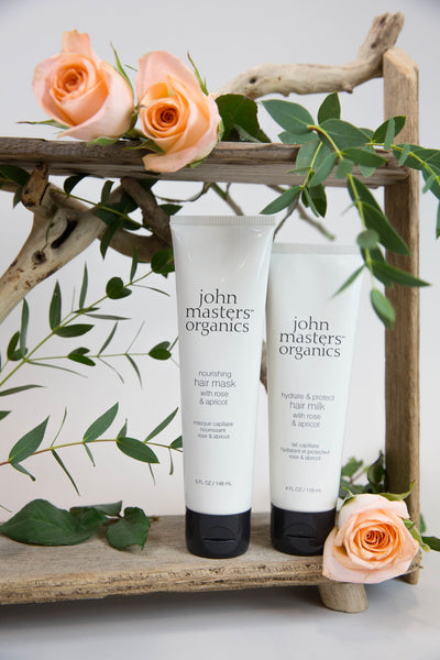 Hydrate & Protect Hair Milk with Rose & Apricot and Hair Mask