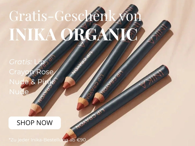 Inika Organic Beauty Deal - Gratis Lip Crayons