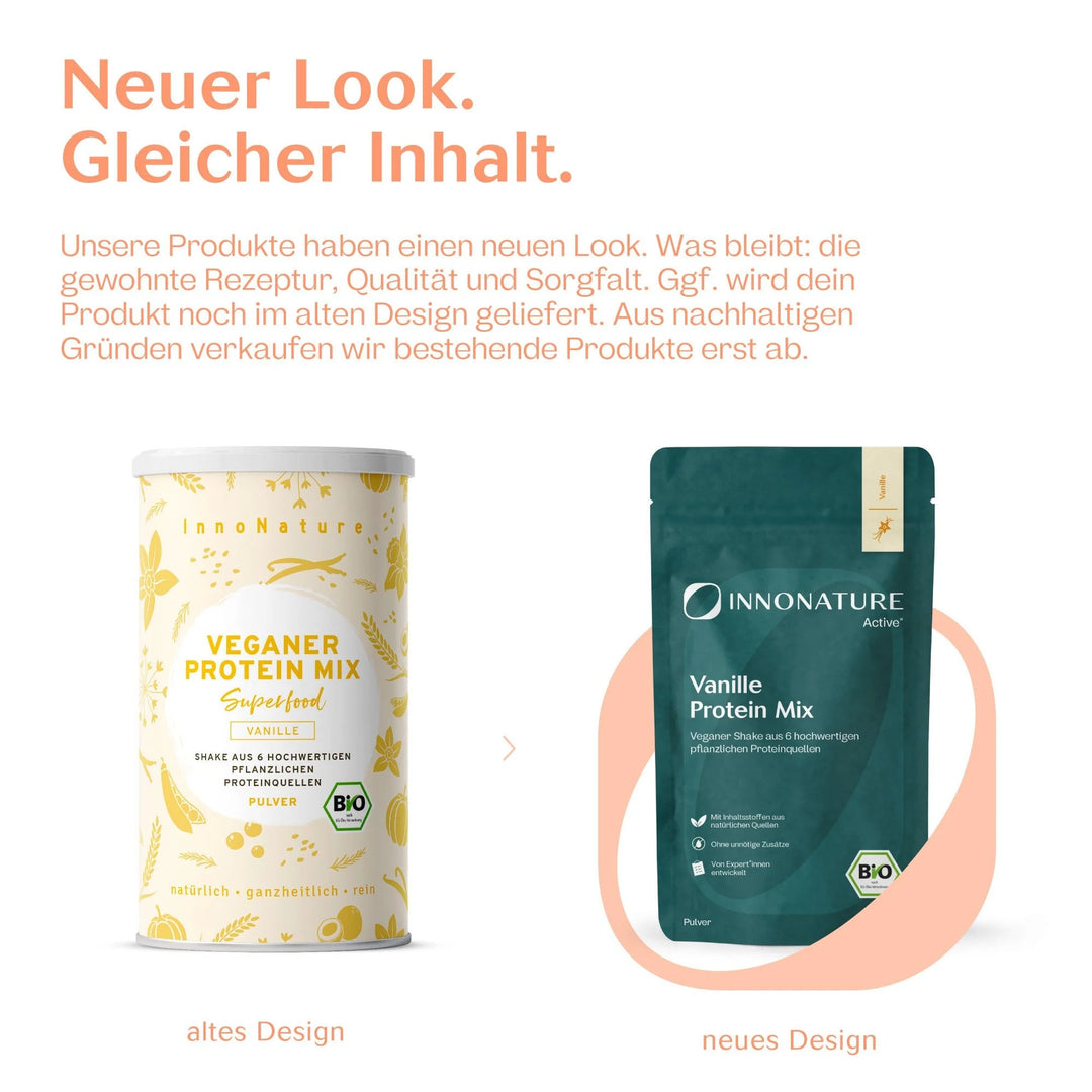 Innonature Vanille Protein Mix Neuer Look