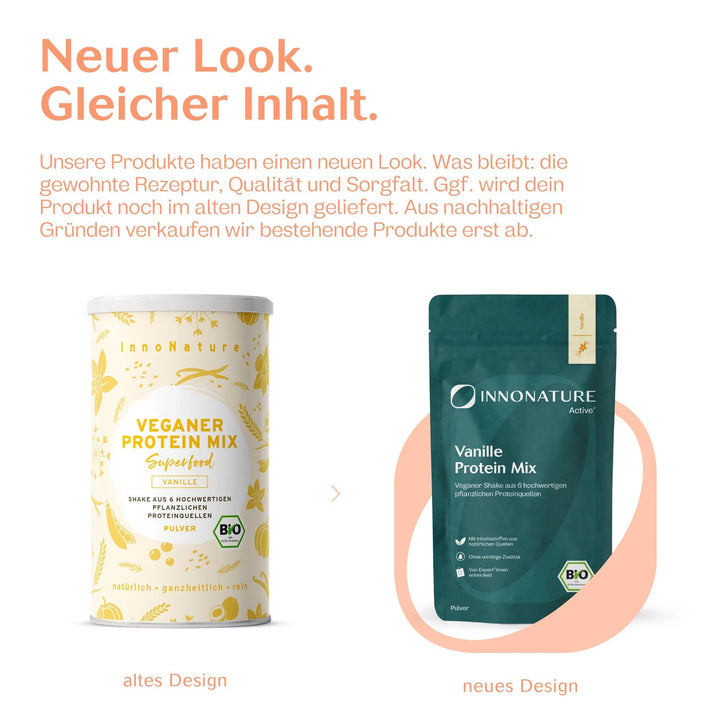 Innonature Vanille Protein Mix Neuer Look