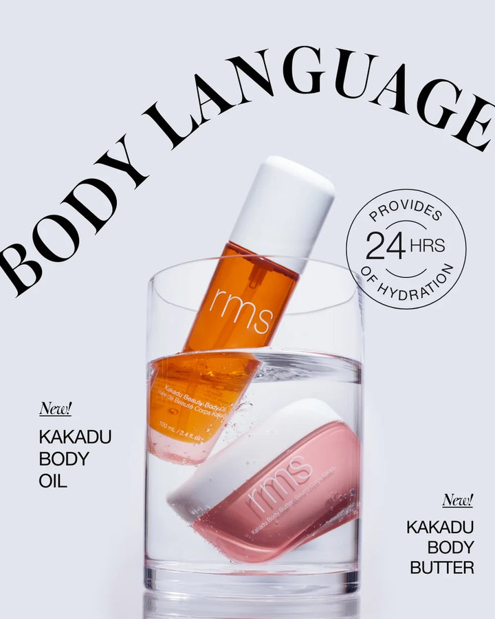 Kakadu Body Butter von RMS Beauty - Vorstellung der neuen Kakadu Produkte: Body Oil und Body Butter, Body Language Kampagne