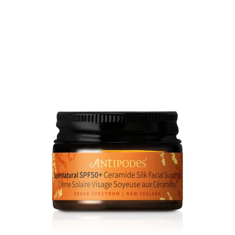 Antipodes Supernatural SPF50+ Ceramide Silk Facial Sunscreen - 1 5ml Mini Travelsize