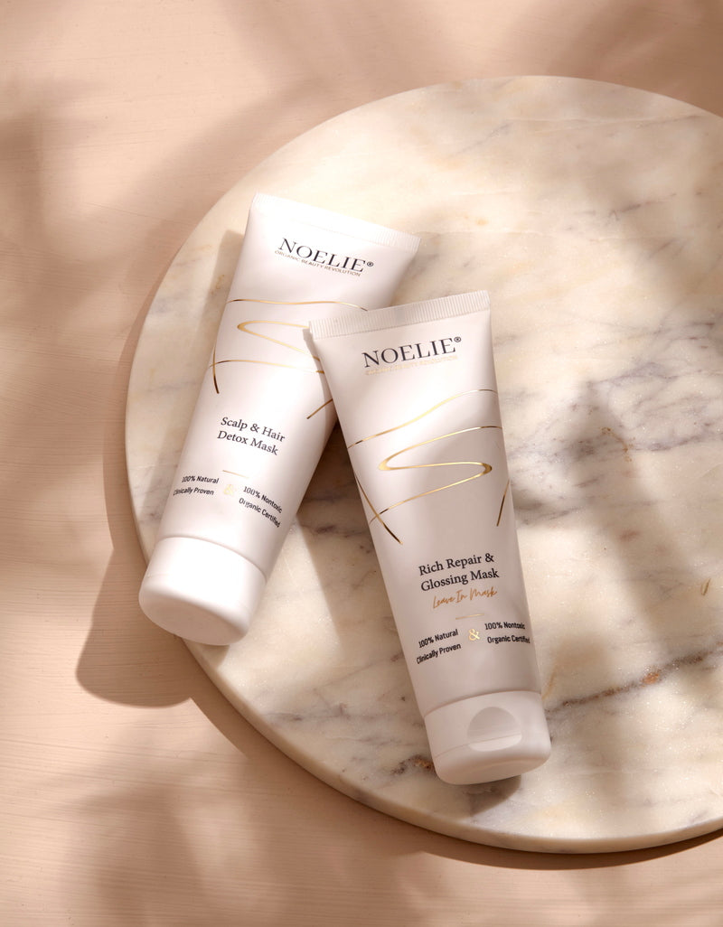 Noelie Rich Repair & Glossing Mask and Detox Mask Still Life