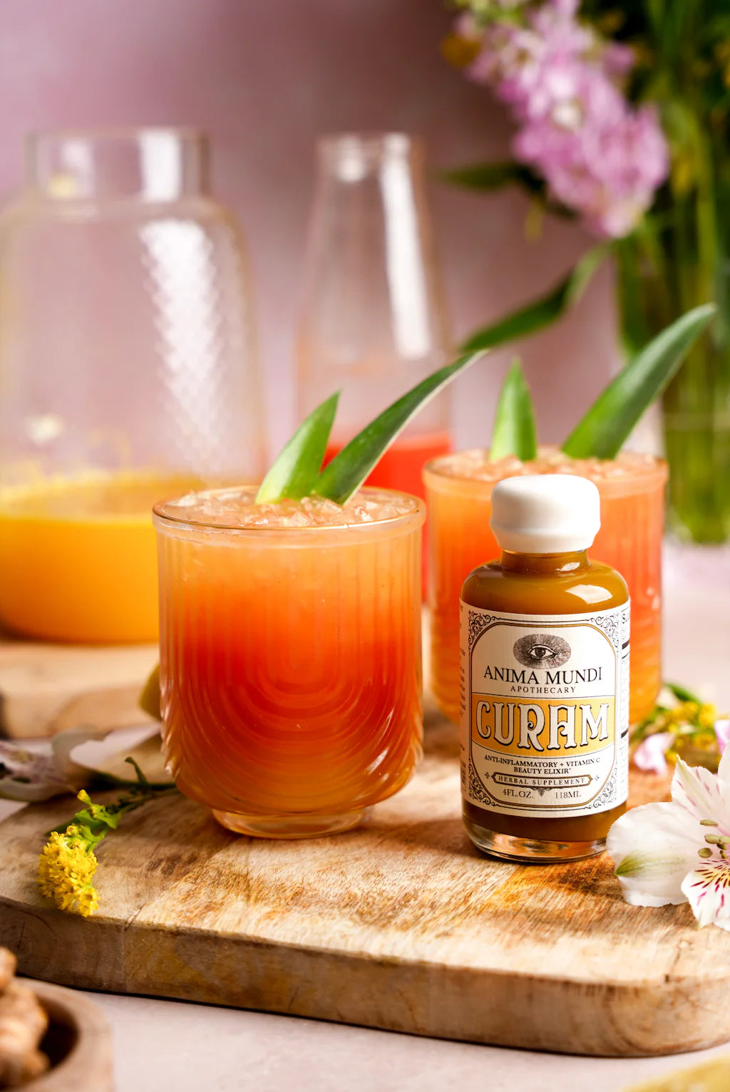 Curam Elixir von Anima Mundi - in Getränk, Serviervorschlag
