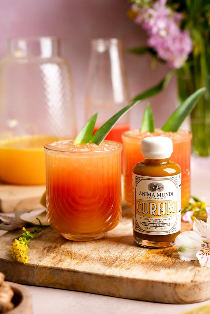 Curam Elixir von Anima Mundi - in Getränk, Serviervorschlag