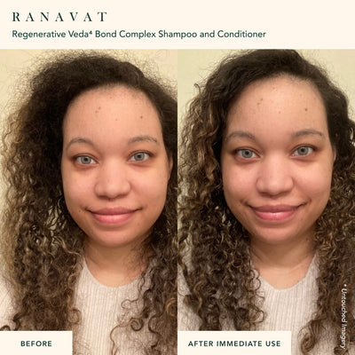 Regenerative Veda⁴ Bond Complex Shampoo Before and After