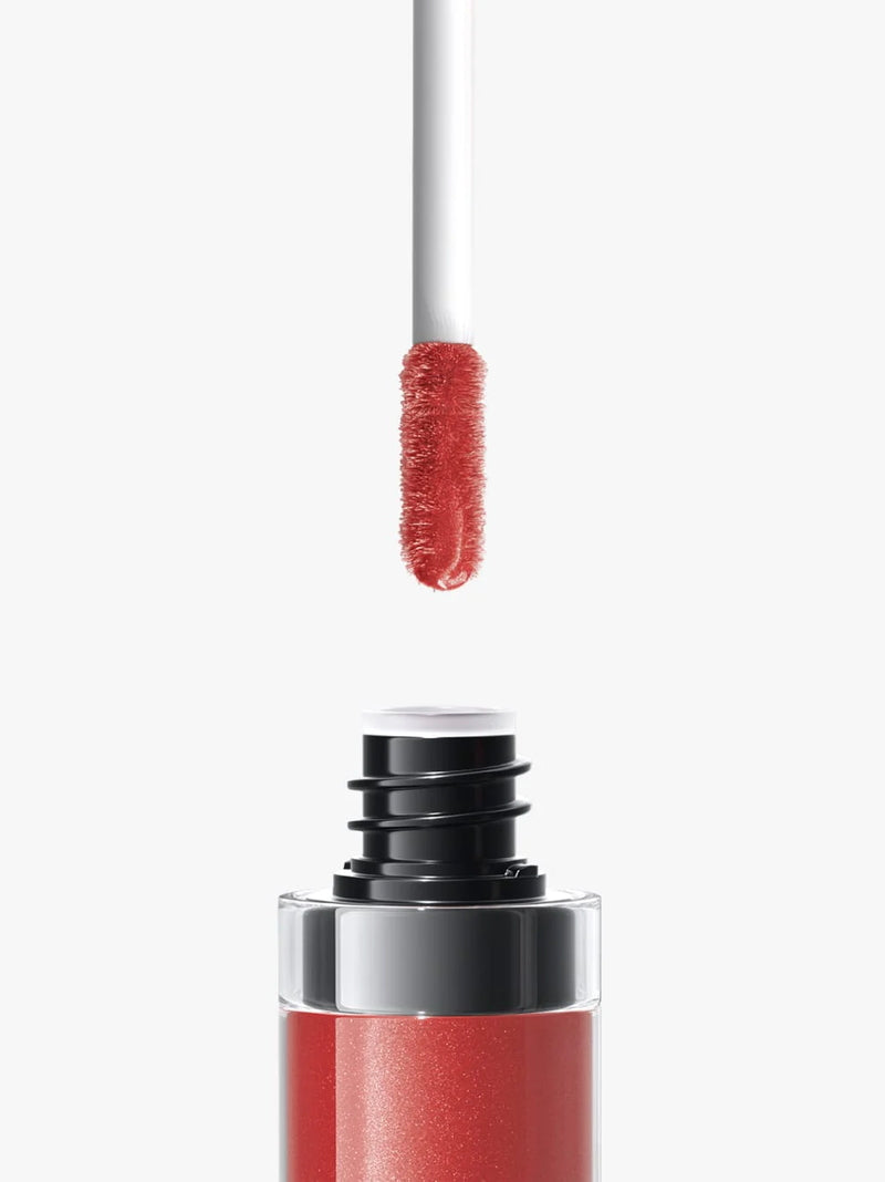 Brillo de labios Knutzen 08 Sunrise Red Shimmer Primer plano