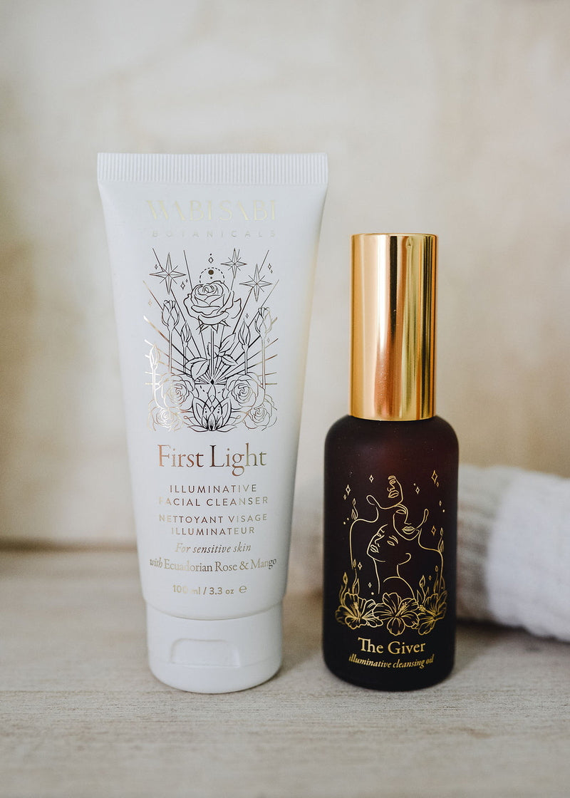 First Light Illuminative Facial Cleanser + The Giver