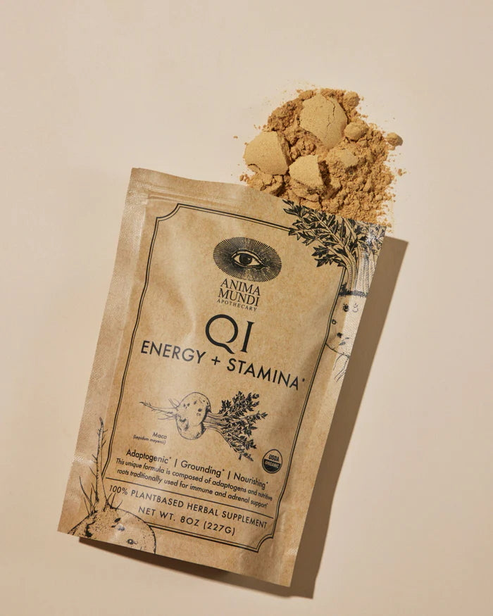 Qi Energy & Protein: Adaptogenic Superpowder - open bag