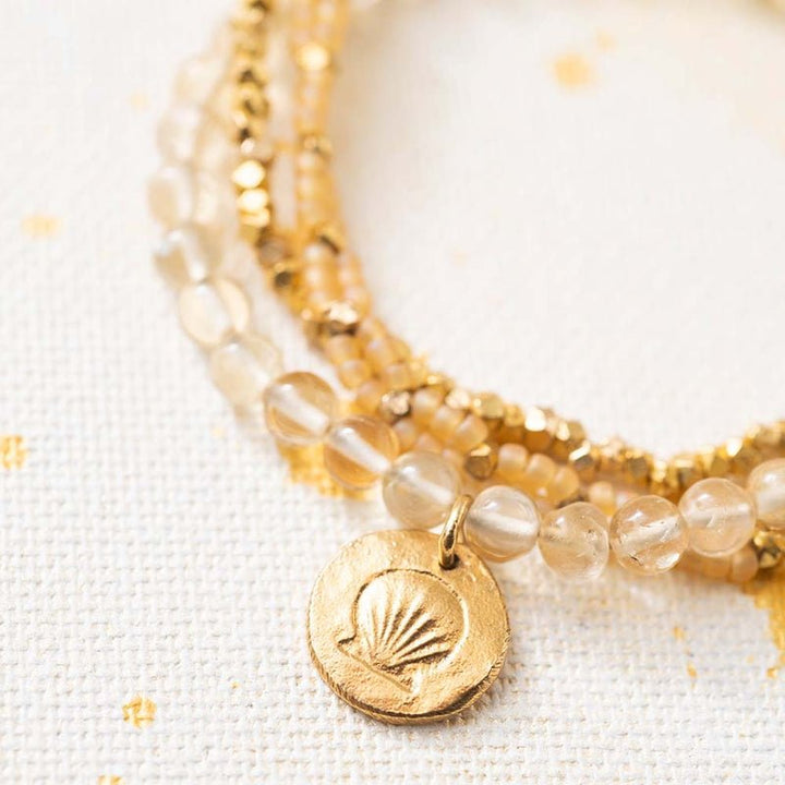 Pulsera Dazzle Citrino Oro Mood 2