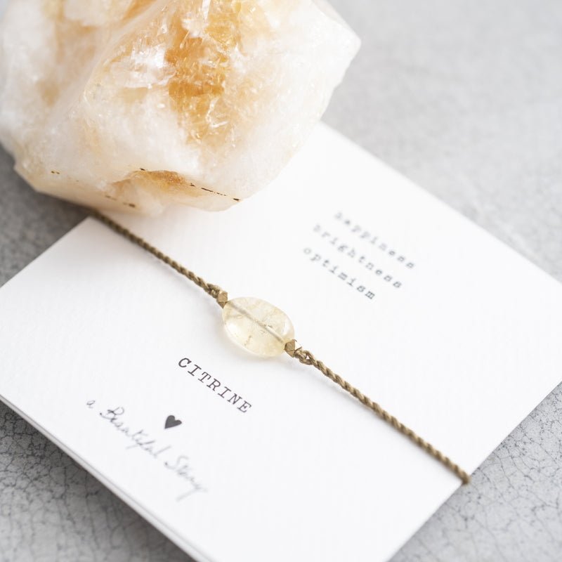 A Beautiful Story Gemstone Card Citrine Mood