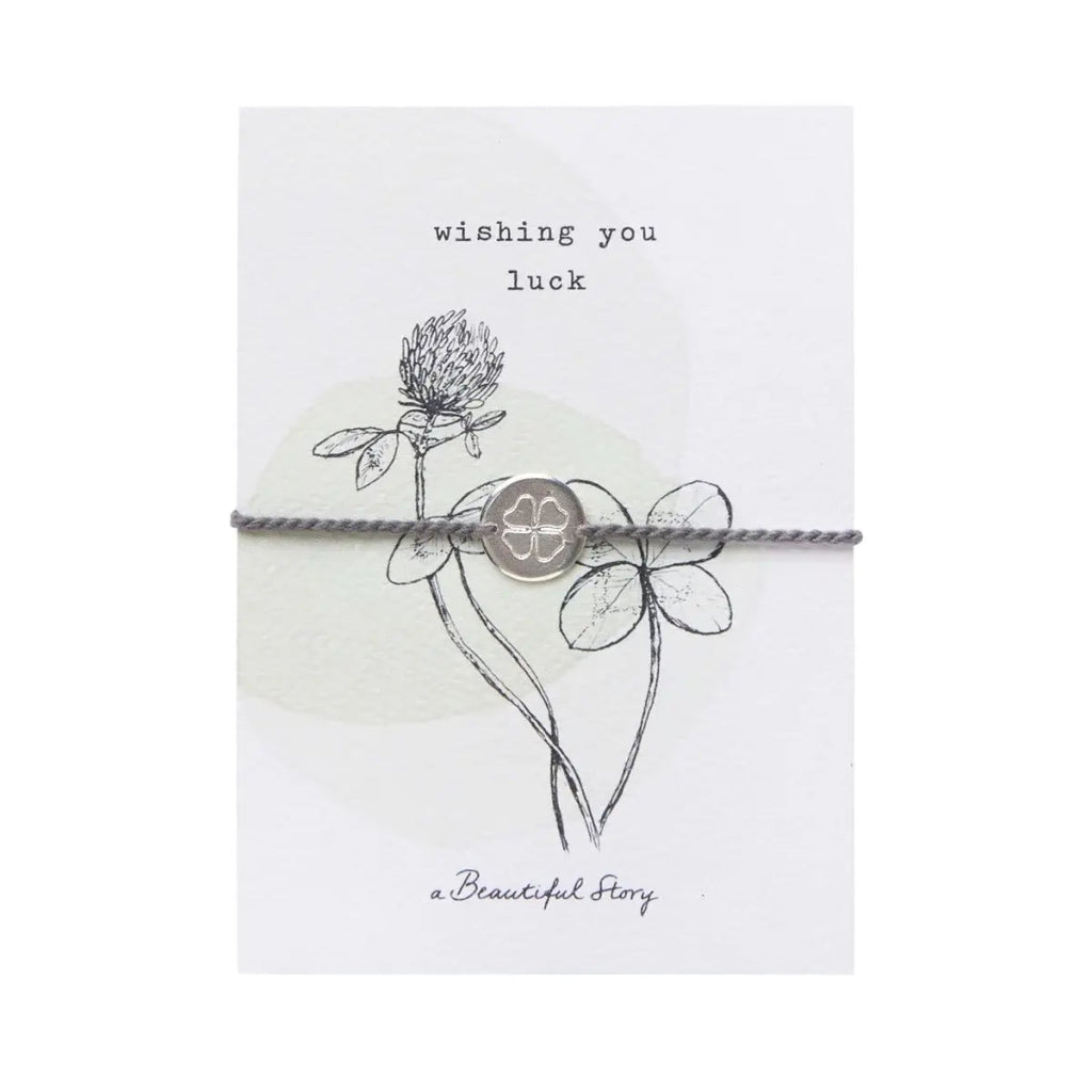 Jewelry Postcard BW Luck