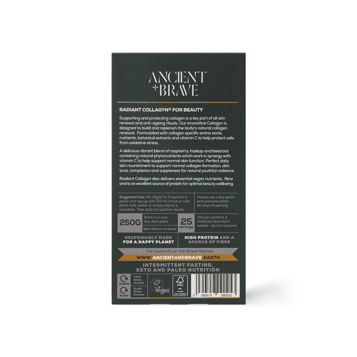 Ancient + Brave Embalaje trasero de belleza Radiant Collagyn