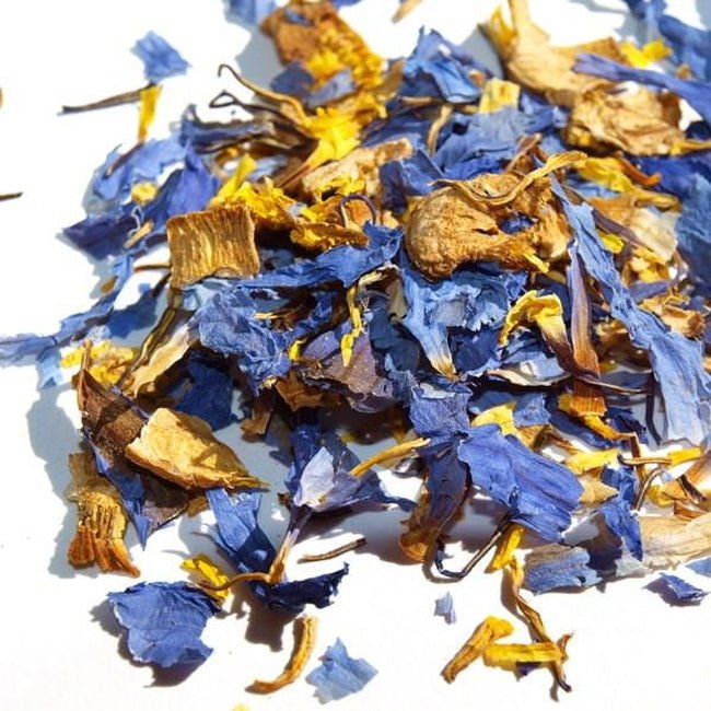 Anima Mundi Loto Azul: Flor del Té de la Intuición - pétalos