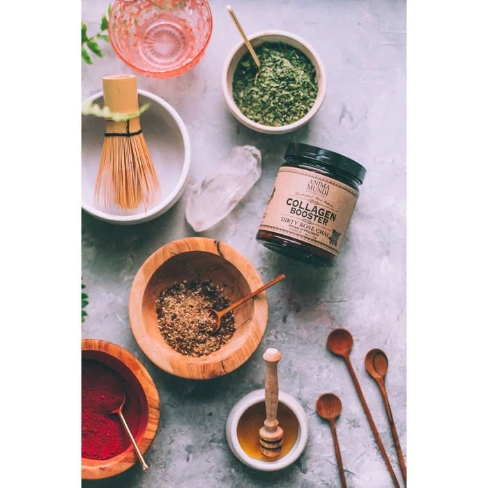 Collagen Booster Dirty Rose Chai: imagen de estado de ánimo basada en plantas