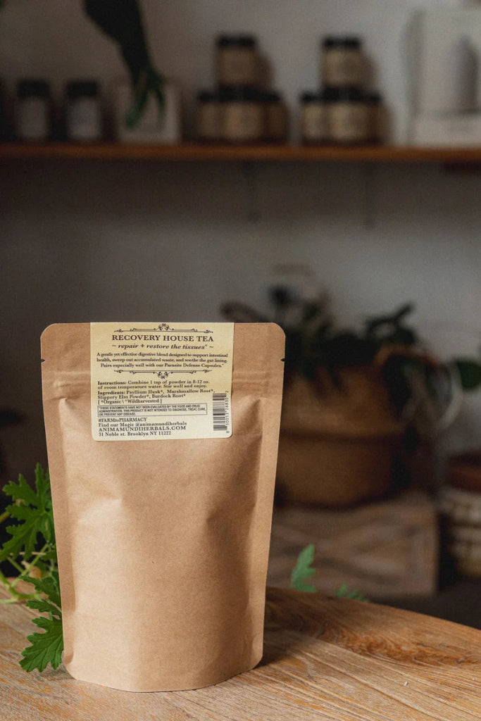Anima Mundi Gut Sweep | Intestinal Love, Parasite Support Tea - Rückseite