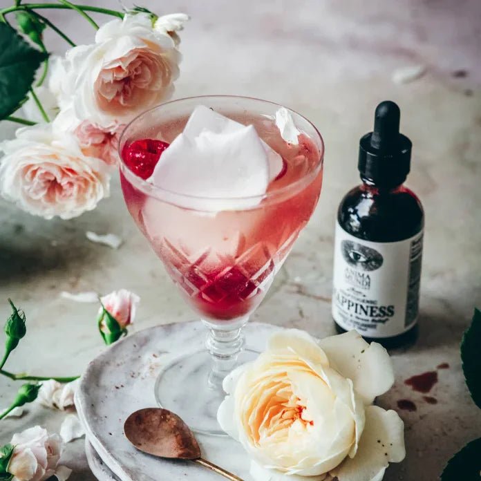 Anima Mundi Happiness Tonic: Dopamine, Serotonin + Stress Relief - mood with flowers