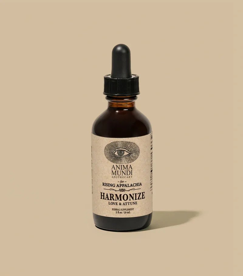 Anima Mundi Harmonize Tonic | Rose + Ashwagandha - Freisteller beiger Hintergrund