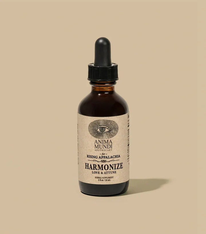 Anima Mundi Harmonize Tonic | Rose + Ashwagandha - Freisteller beiger Hintergrund