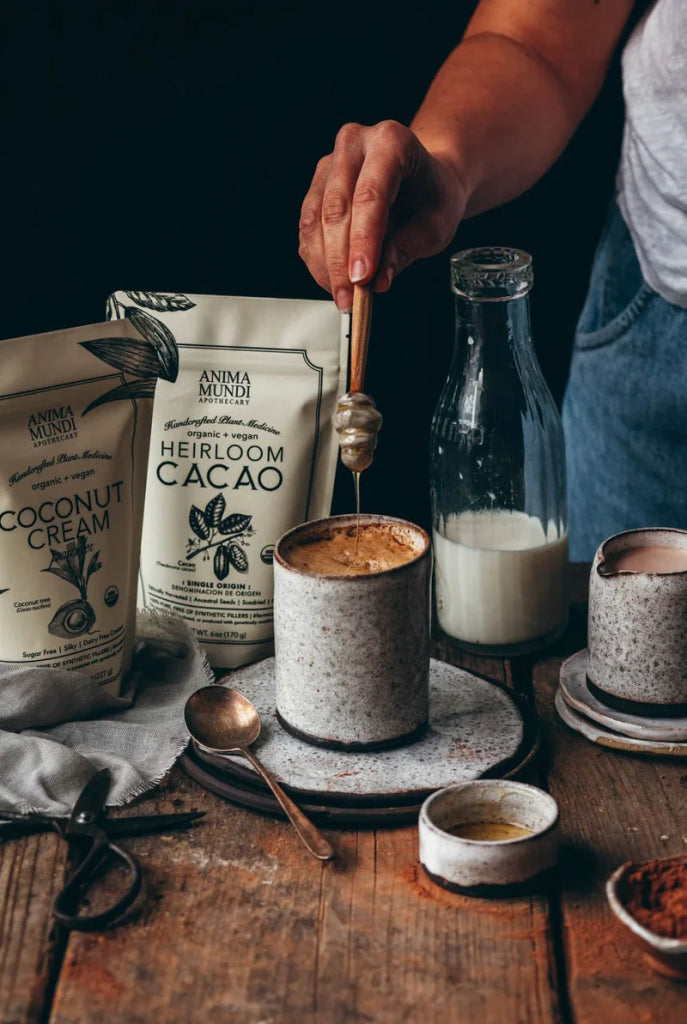 Anima Mundi Heirloom Cacao Powder - Zubereitung Kakao mit Honig