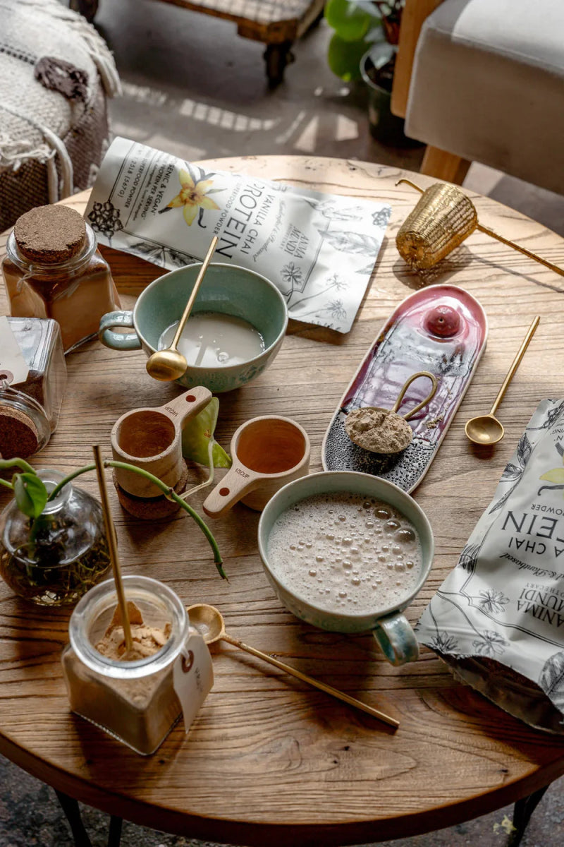 Vanilla Chai Protein | Adaptogenic Superfood Powder 567 g - Blanda Beauty