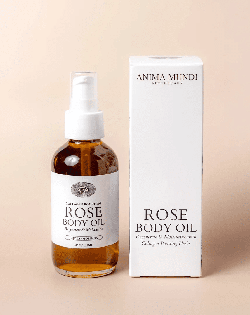 Rose Body Oil | Restorative + Moisturizing 118 ml - Blanda Beauty