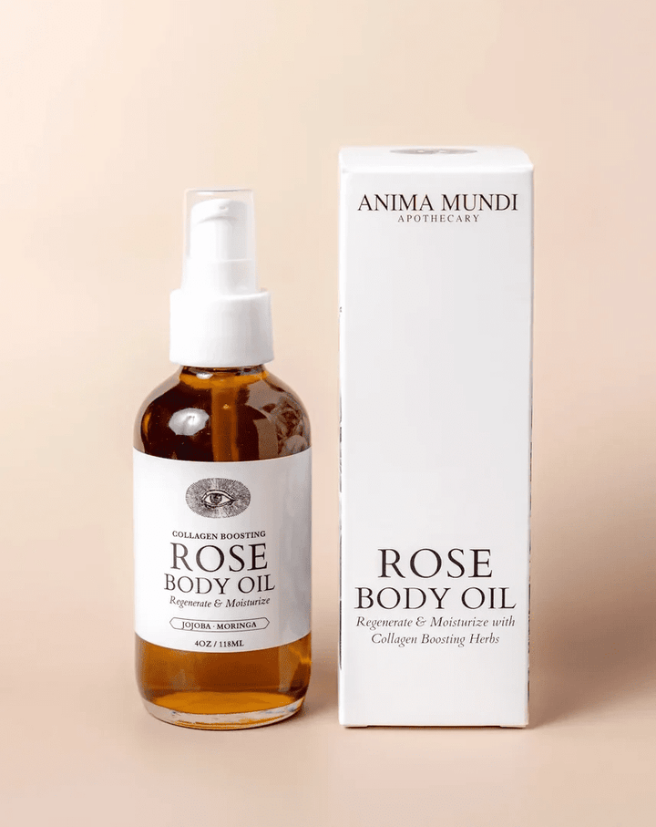 Rose Body Oil | Restorative + Moisturizing 118 ml - Blanda Beauty