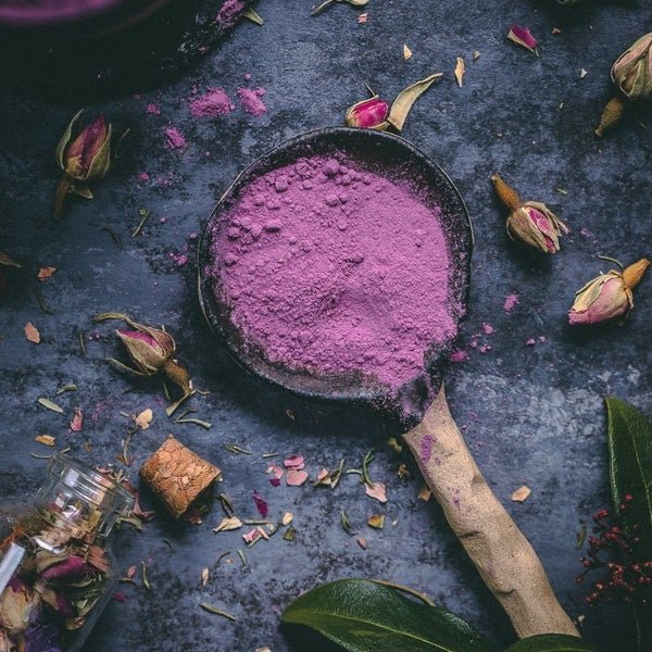 Anima Mundi Rose Powder: 100% Organic Heart Opener - close up powder