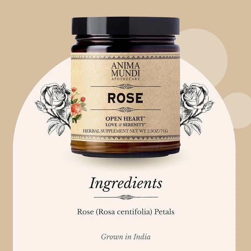Rose Powder: Love + Serenity Grown in India