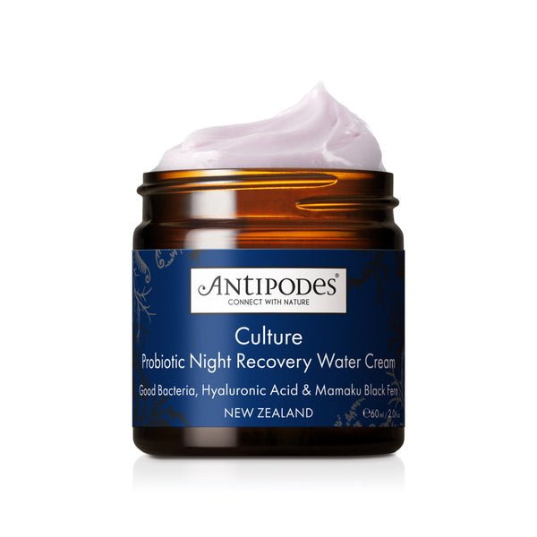 Antipodes Cultura Crema de agua de recuperación de noche probiótica
