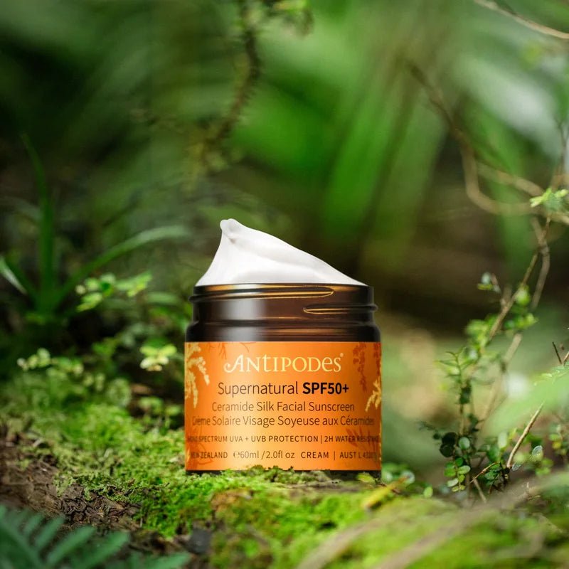 Supernatural SPF50+ Ceramide Silk Facial Sunscreen in Nature