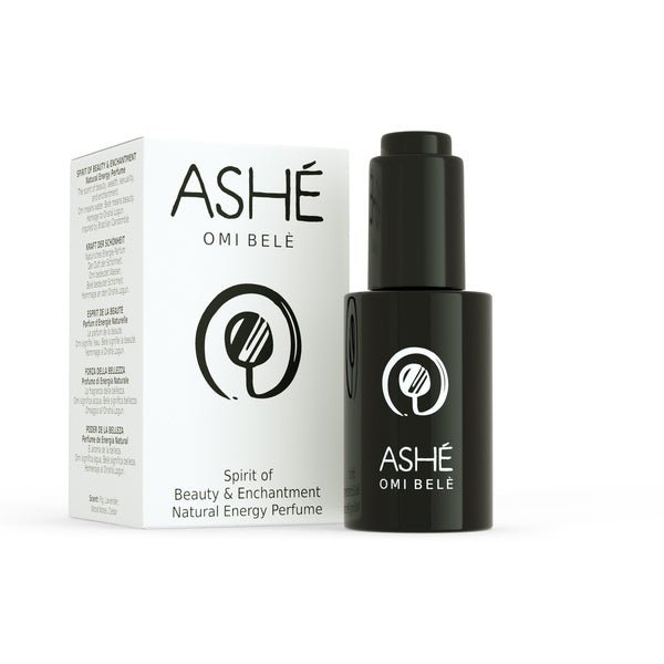 Ashé Perfume oil Omi Bele with packaging