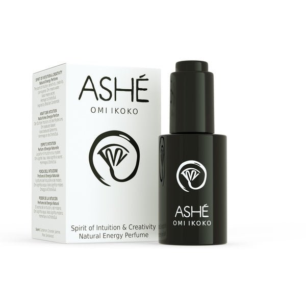 Ashe perfume Omi Ikoko with packaging