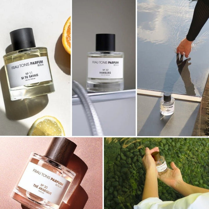Set de descubrimiento de perfumes: lo mejor de Frau Tonis Parfum -Collage