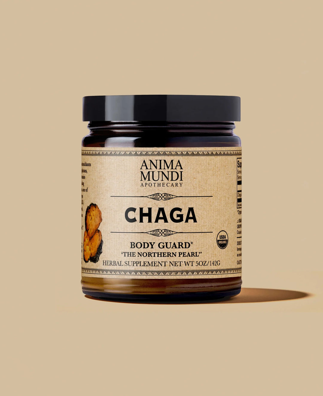 Bio-Chaga mit dampfextrahierten Sklerotien und Myzel