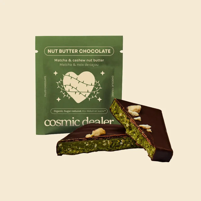 Cosmic Dealer Chakra Schokolade - Matcha and Cashew Butter