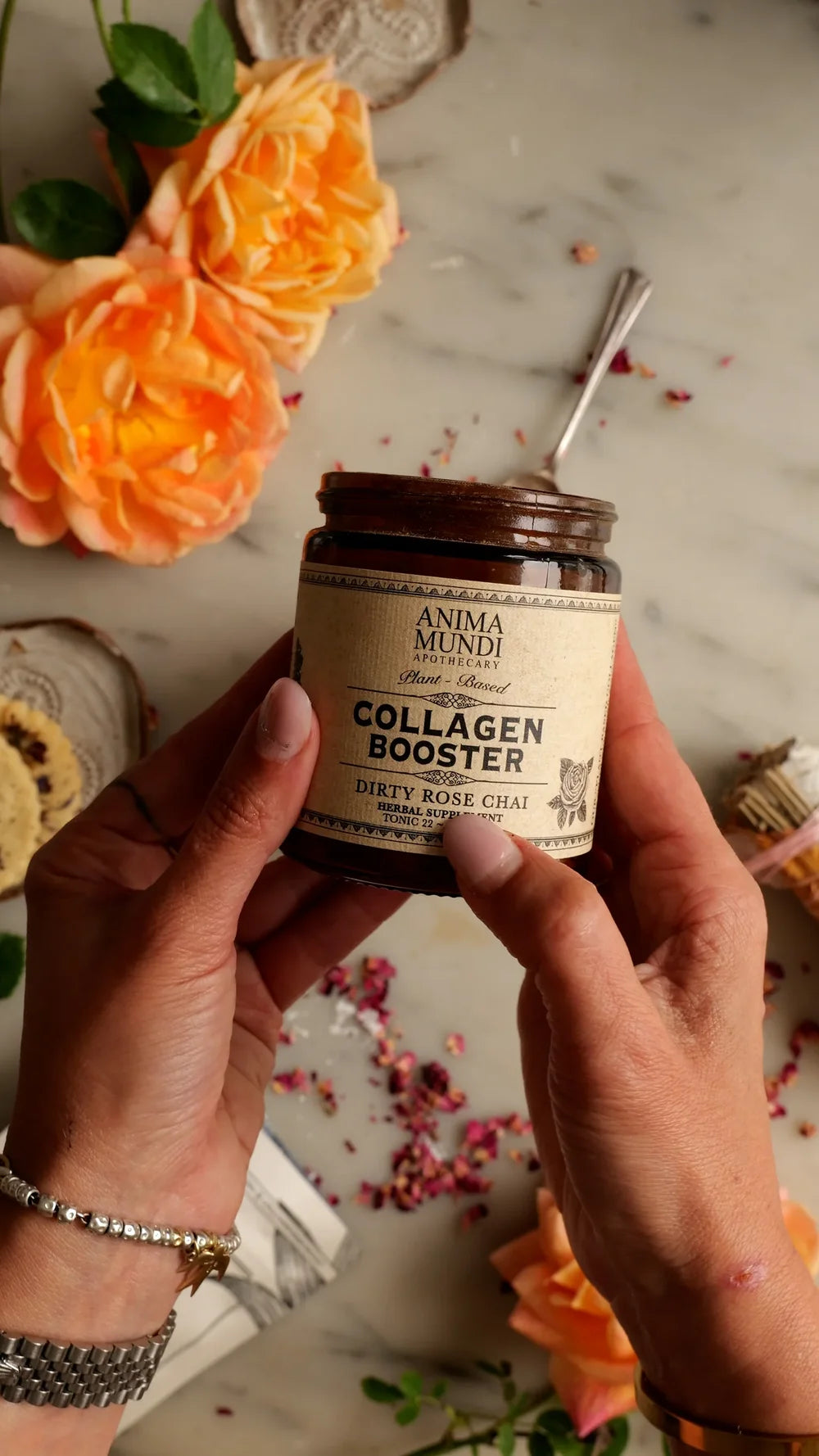 Collagen Booster Powder: Dirty Rose Chai 113 g - die Erfolgsformel