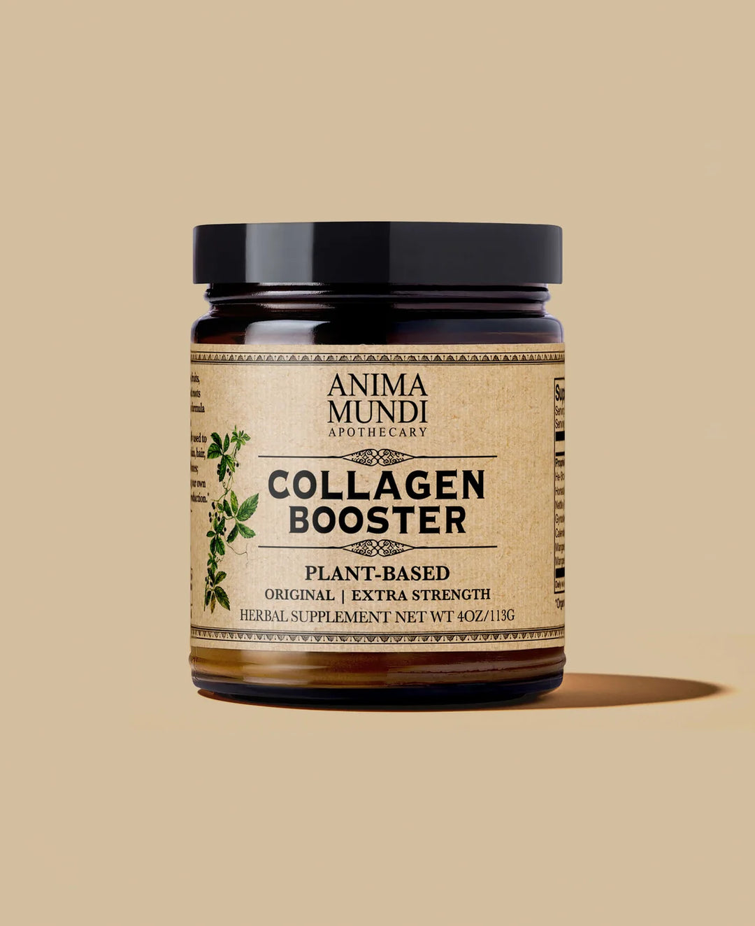 Collagen Booster Powder: Original Flavor 113 g - Pflanzenbasiert