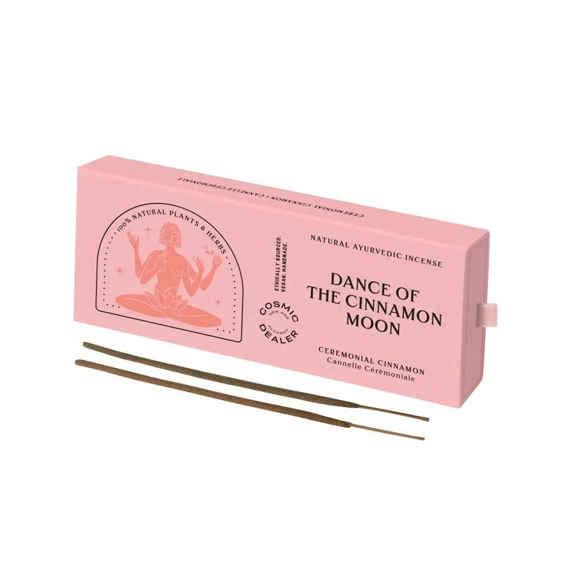 Cosmic Dealer Ayurvedic Incense: Dance Of The Cinnamon Moon