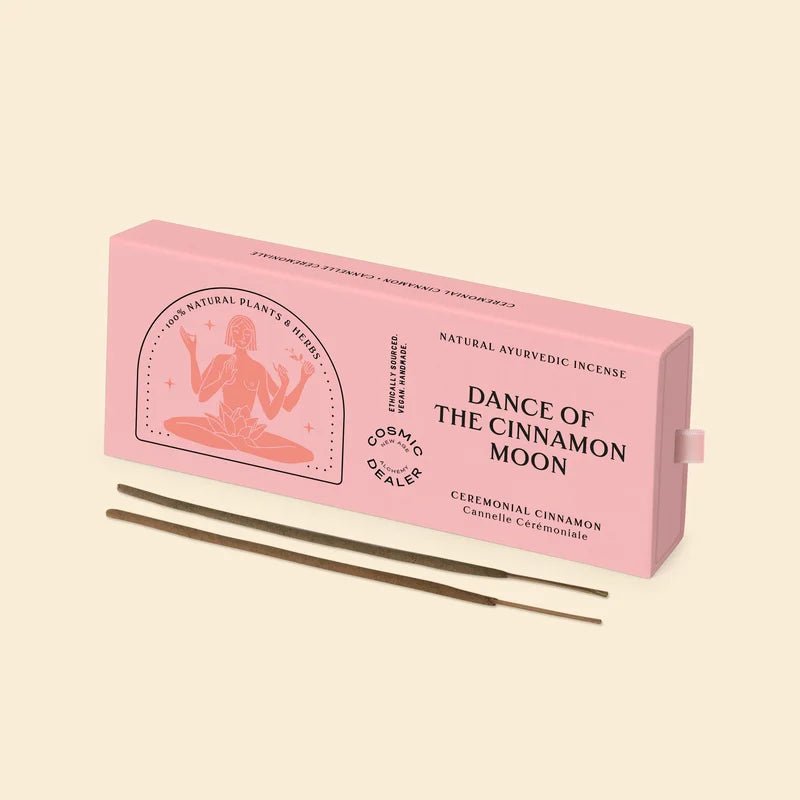 Cosmic Dealer Ayurvedic Incense: Dance Of The Cinnamon Moon - background