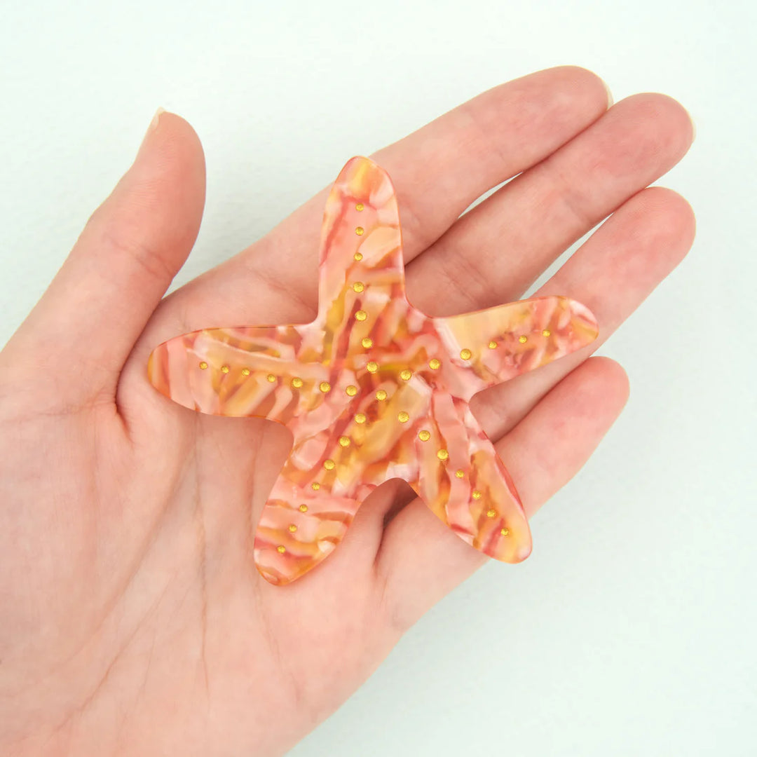 Starfish French Barrette von Coucou Suzette - auf Handfläche