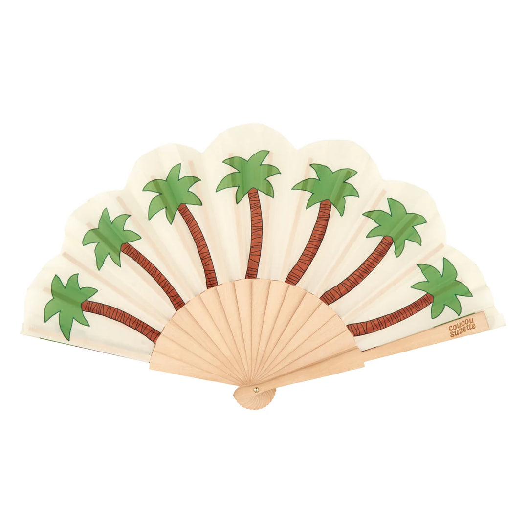 Palm Tree Hand Fan von Coucou Suzette