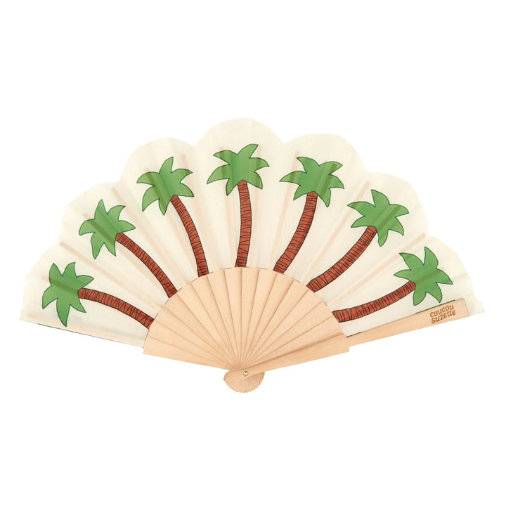 Palm Tree Hand Fan von Coucou Suzette