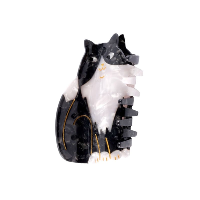Coucou Suzette Black & White Cat Hair Claw - Titelbild