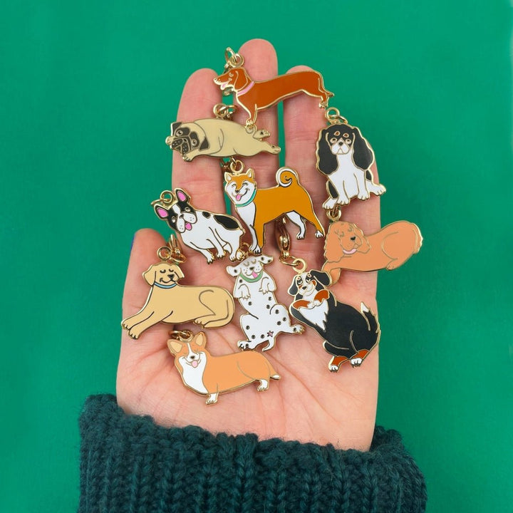 Coucou Suzette Cavalier Key Ring / Pet Tag - Pet Tag Collection Hand Model