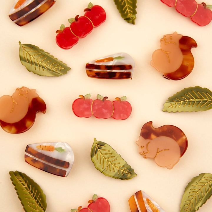 Coucou Suzette Chestnut Leaf Hair Clip - Fall Collection