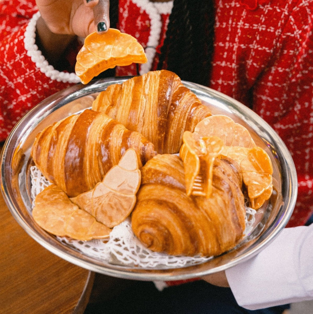 Coucou Suzette Croissant Hair Claw - Mood Croissants