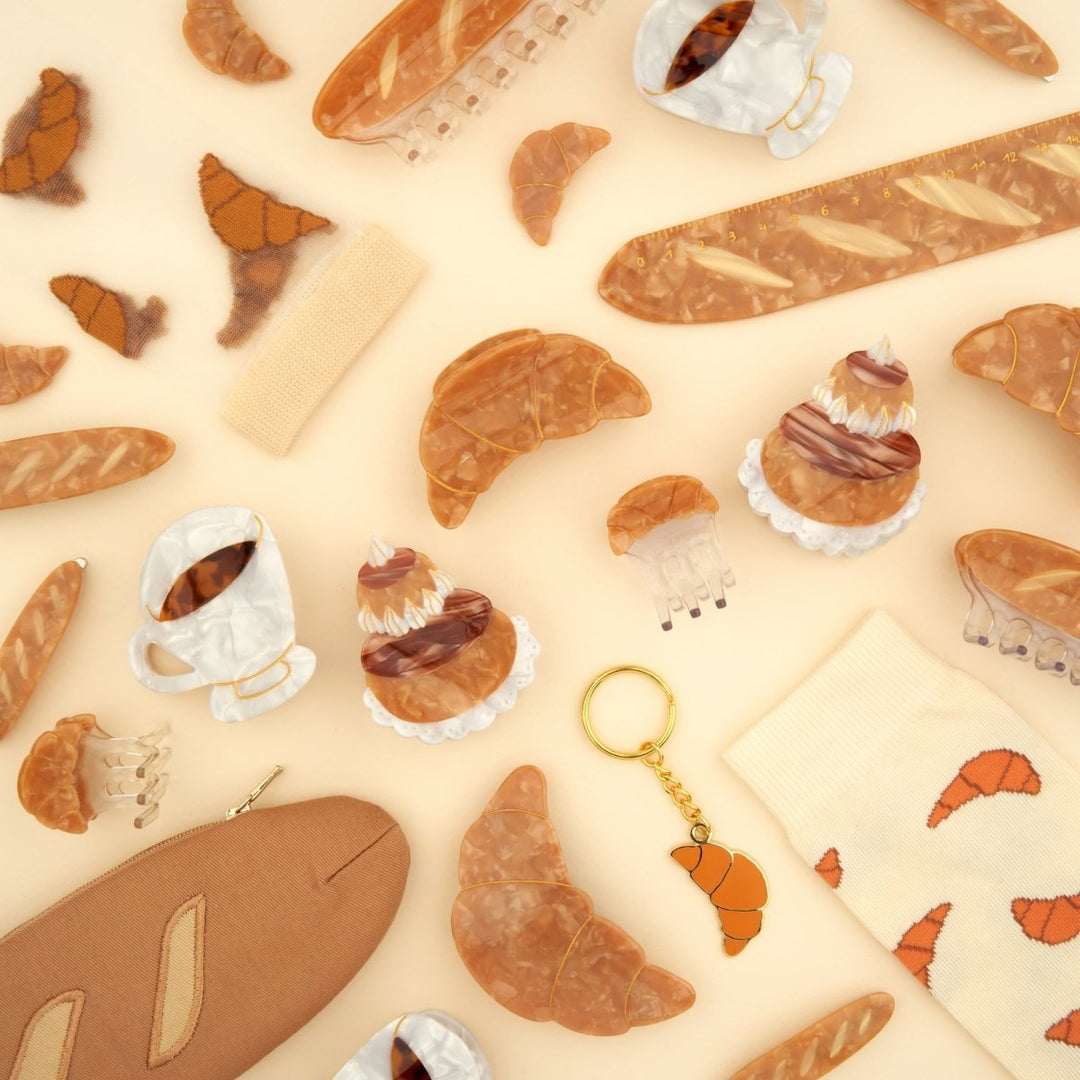 Coucou Suzette Croissant Key Ring - Gebäck Kollektion