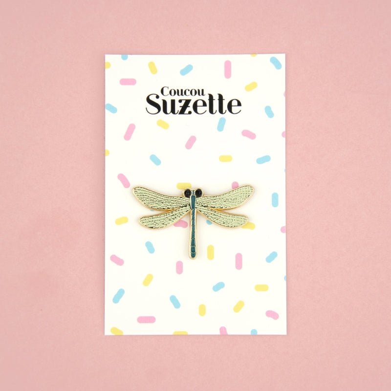 Coucou Suzette Dragonfly Pin - Packaging